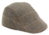 Marc Darcy DX7 miesten tweed-vintage-retrovaaleat flattihatut, Peaky Blinders -ruutukuvioiset klassiset hatut