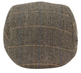 Marc Darcy DX7 miesten tweed-vintage-retrovaaleat flattihatut, Peaky Blinders -ruutukuvioiset klassiset hatut
