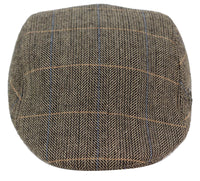 Marc Darcy DX7 miesten tweed-vintage-retrovaaleat flattihatut, Peaky Blinders -ruutukuvioiset klassiset hatut