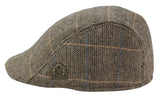 Marc Darcy DX7 miesten tweed-vintage-retrovaaleat flattihatut, Peaky Blinders -ruutukuvioiset klassiset hatut