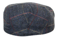 Marc Darcy Eton miesten tweed-vintage-retro-vaarin flattihatut, Peaky Blinders -ruutukuvioiset klassiset hatut