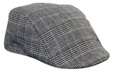 Marc Darcy Hampton miesten tweed-vintage-retro-vaarin flattihatut, Peaky Blinders -ruutukuvioiset klassiset hatut
