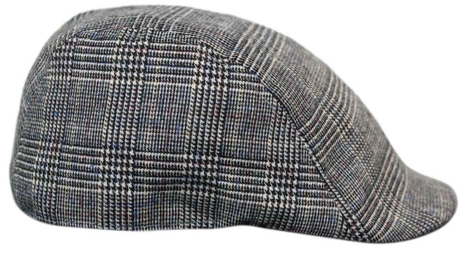 Marc Darcy Hampton miesten tweed-vintage-retro-vaarin flattihatut, Peaky Blinders -ruutukuvioiset klassiset hatut