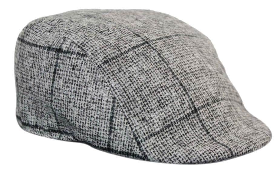 Marc Darcy Kristian miesten tweed-vintage-retro-vaarin flattihatut Peaky Blinders -ruutukuvioiset klassiset hatut