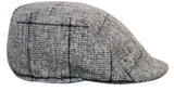 Marc Darcy Kristian miesten tweed-vintage-retro-vaarin flattihatut Peaky Blinders -ruutukuvioiset klassiset hatut
