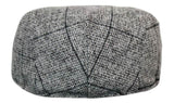 Marc Darcy Kristian miesten tweed-vintage-retro-vaarin flattihatut Peaky Blinders -ruutukuvioiset klassiset hatut