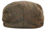 Marc Darcy Nelson miesten tweed-vintage-retro-vaarin flattihatut Peaky Blinders -ruutukuvioiset klassiset hatut