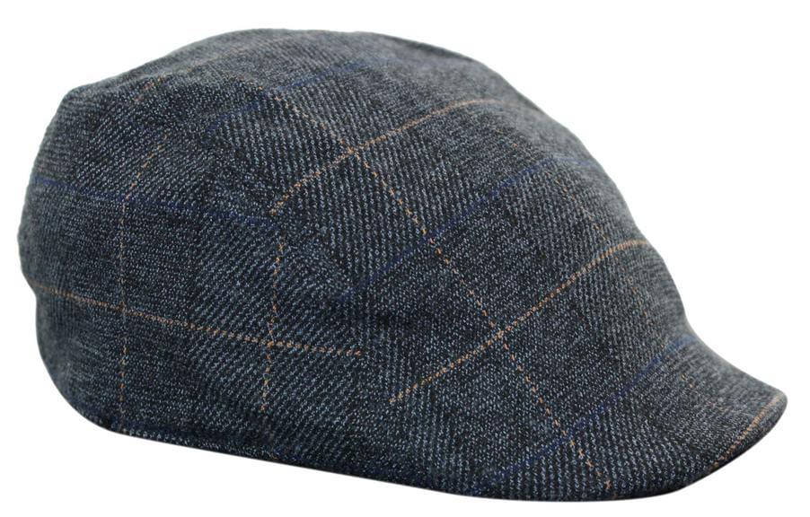 Marc Darcy Scott miesten tweed-vintage-retro-vaarin flattihatut Peaky Blinders -ruutukuvioiset klassiset hatut