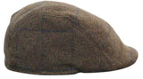 Marc Darcy TB4 miesten tweed-vintage-retrovaaleat flattihatut, Peaky Blinders -ruutukuvioiset klassiset hatut