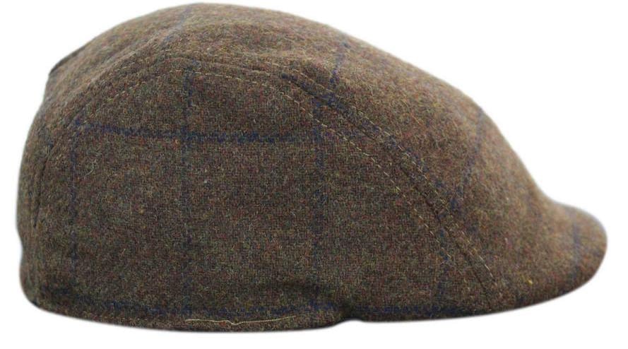 Marc Darcy TB4 miesten tweed-vintage-retrovaaleat flattihatut, Peaky Blinders -ruutukuvioiset klassiset hatut