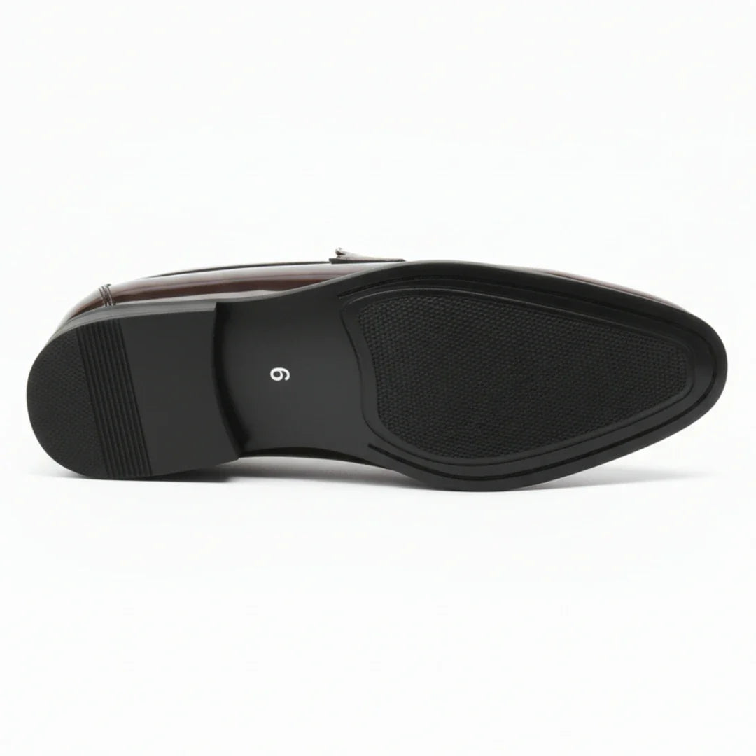 Miesten keinonahkaiset slip-on-pennyloaferit