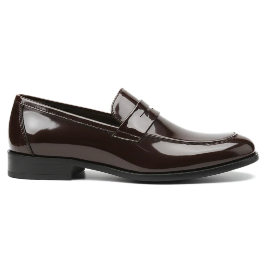 Miesten keinonahkaiset slip-on-pennyloaferit