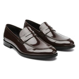 Miesten keinonahkaiset slip-on-pennyloaferit