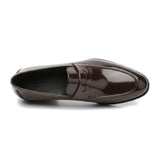 Miesten keinonahkaiset slip-on-pennyloaferit