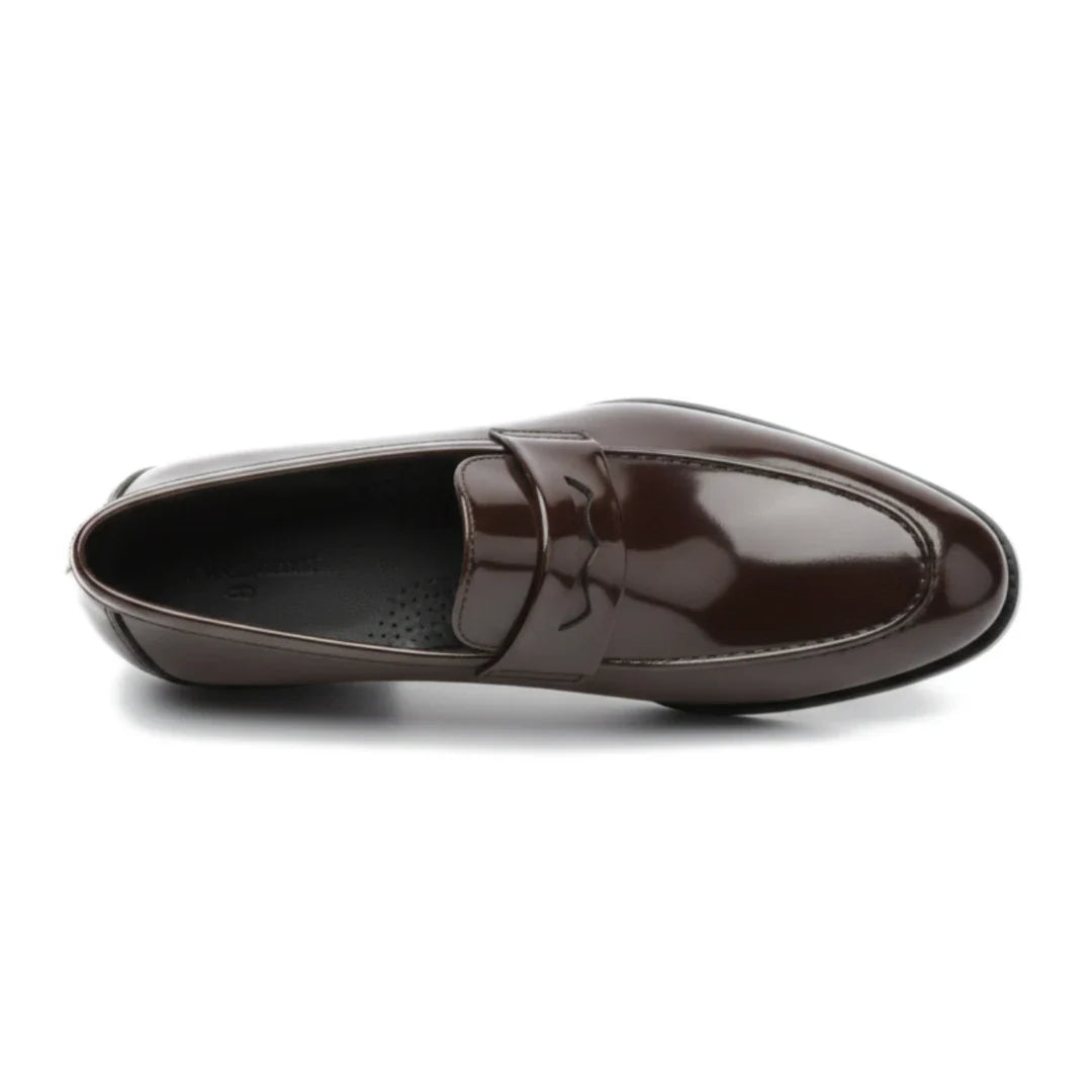 Miesten keinonahkaiset slip-on-pennyloaferit