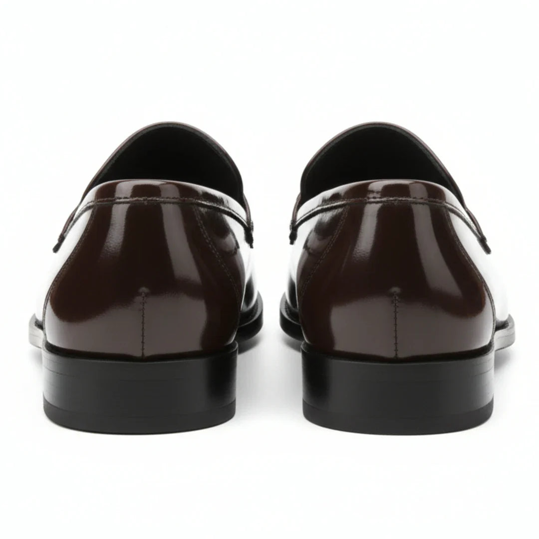 Miesten keinonahkaiset slip-on-pennyloaferit