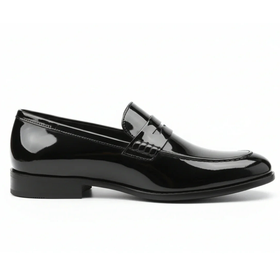 Miesten keinonahkaiset slip-on-pennyloaferit