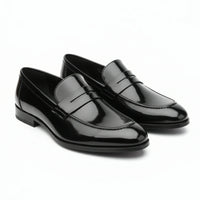 Miesten keinonahkaiset slip-on-pennyloaferit