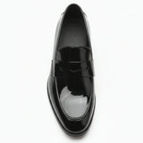Miesten keinonahkaiset slip-on-pennyloaferit