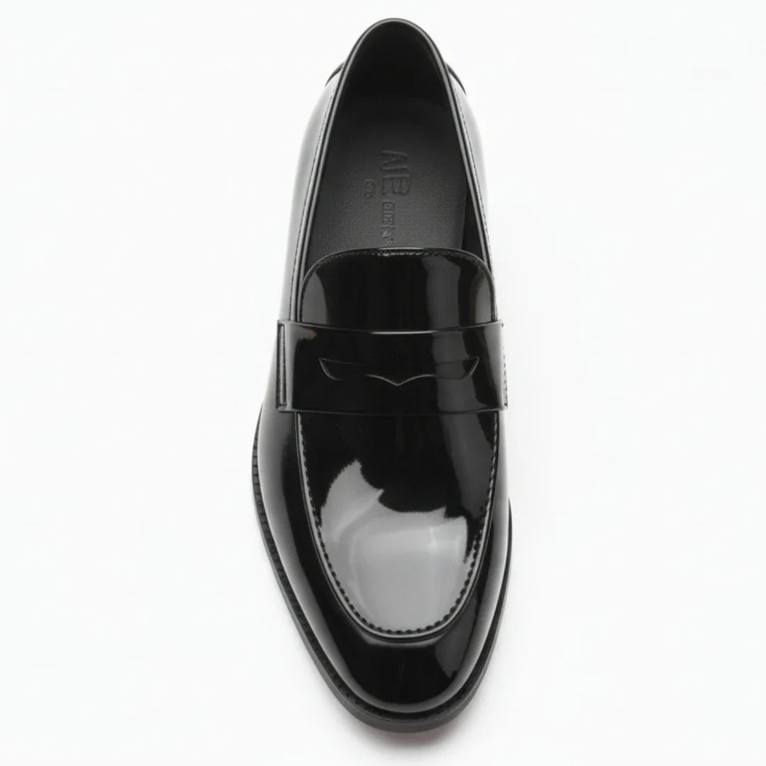 Miesten keinonahkaiset slip-on-pennyloaferit