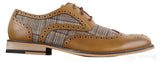 Miesten nahka- ja tweed-vintagekengät - Cavani Oslo