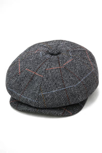Miesten 8-paneelinen Newsboy-lippis