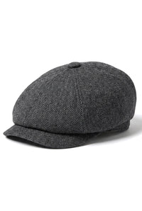 Miesten 8 Panel Newsboy lippis - Cavani Martez - tummanharmaa
