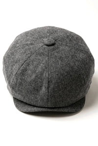 Miesten 8 Panel Newsboy lippis - Cavani Martez - tummanharmaa