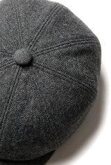Miesten 8 Panel Newsboy lippis - Cavani Martez - tummanharmaa