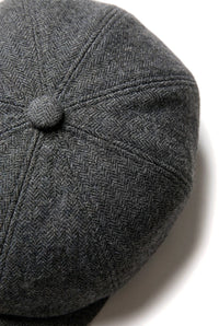 Miesten 8 Panel Newsboy lippis - Cavani Martez - tummanharmaa
