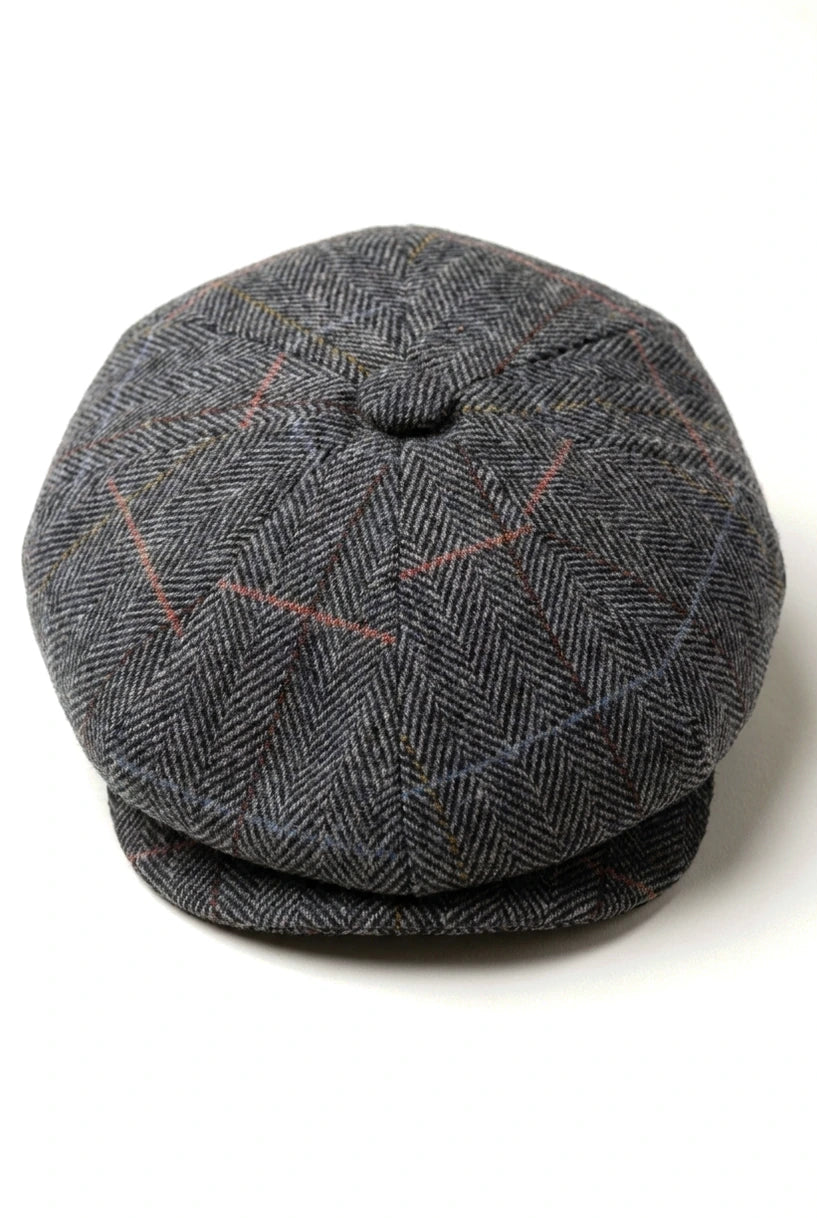 Miesten Peaky Blinders 8-paneelinen hattu