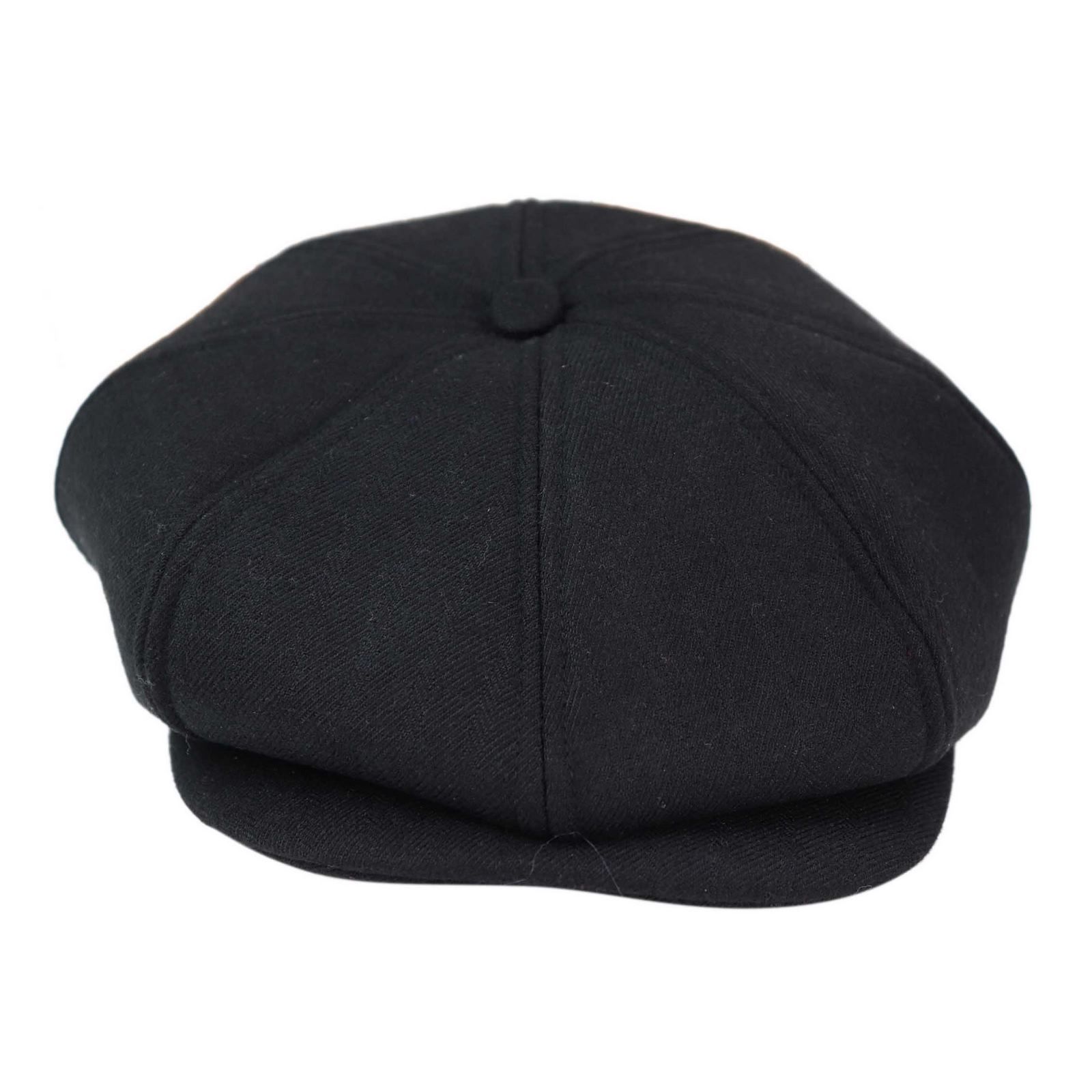 Miesten 8-paneelinen Peaky Blinders -hattu - Musta