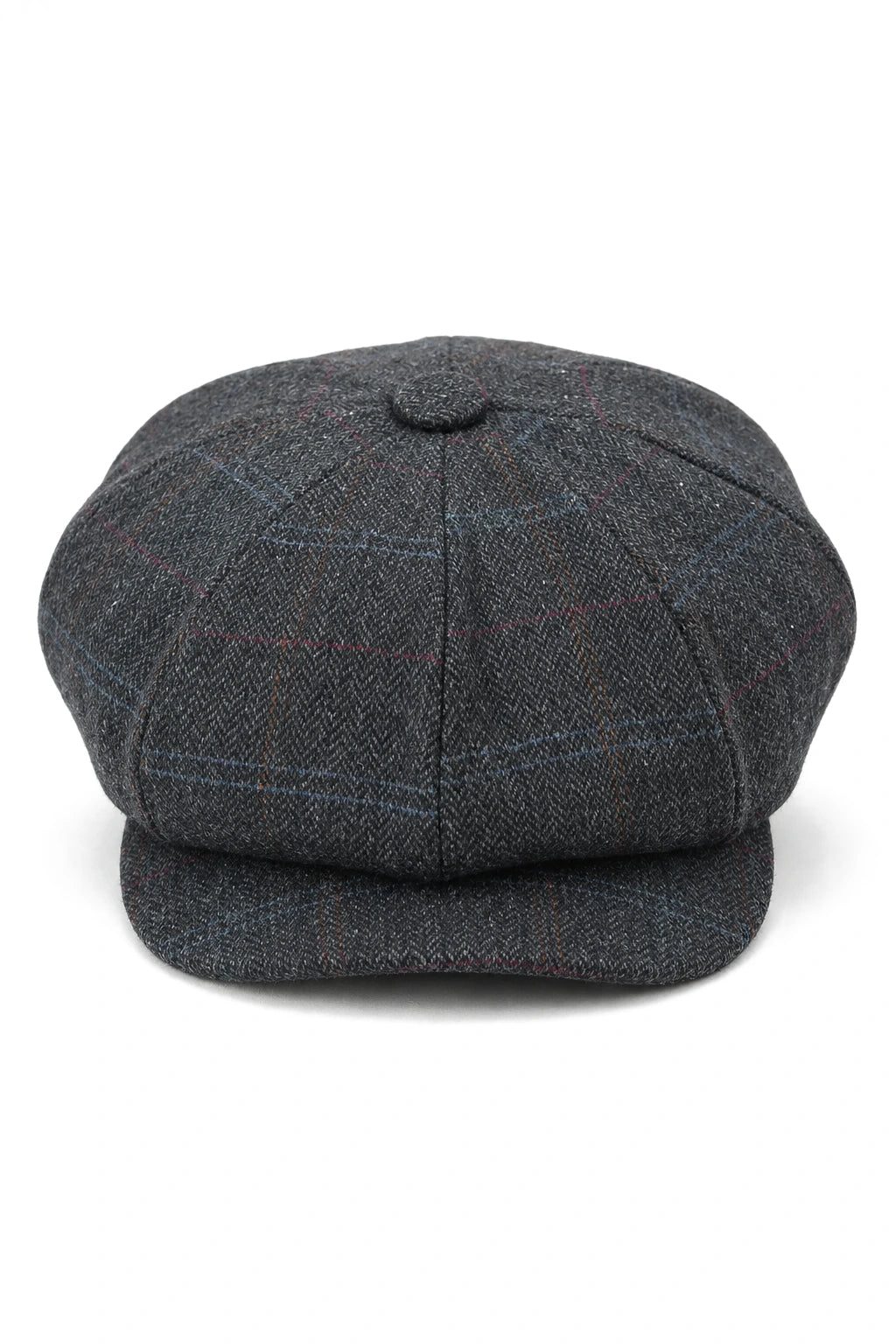 Miesten 8-paneelinen Razor Baker -pipoikien hattu, villatweed-blinders, Newsboy-litteä lippis