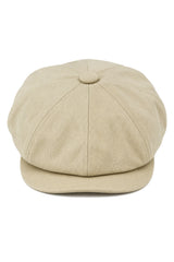 Miesten 8-paneelinen kesäinen beige leipurihattu, puuvillaiset blinders-newsboy-lippalakki, Shelby