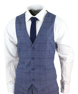 Miesten kolmiosainen puku, klassinen tweed-ruutukuvio, vintage-retro, Peaky Blinders -mittatilaustyönä tehty istuvuus