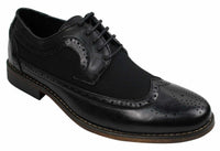 Miesten brogue-kengät nahkaa italialaiselta suunnittelijalta tyylikkäät rento kengät ruskeat mustat laivastonsiniset retrokengät