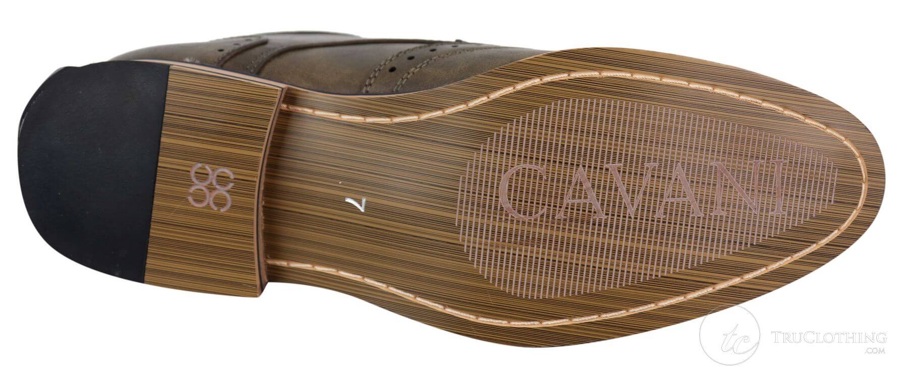 Miesten ruskeat nauhalliset brogue-saappaat - Cavani Sava