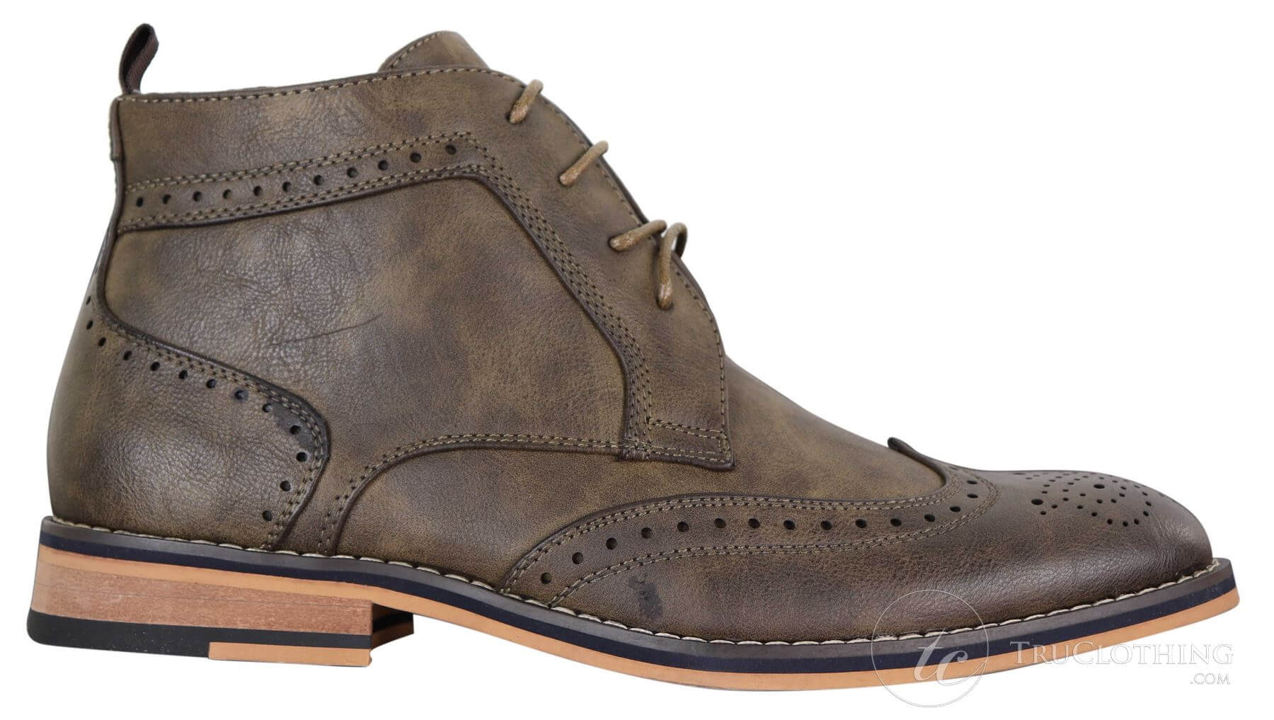 Miesten ruskeat nauhalliset brogue-saappaat - Cavani Sava