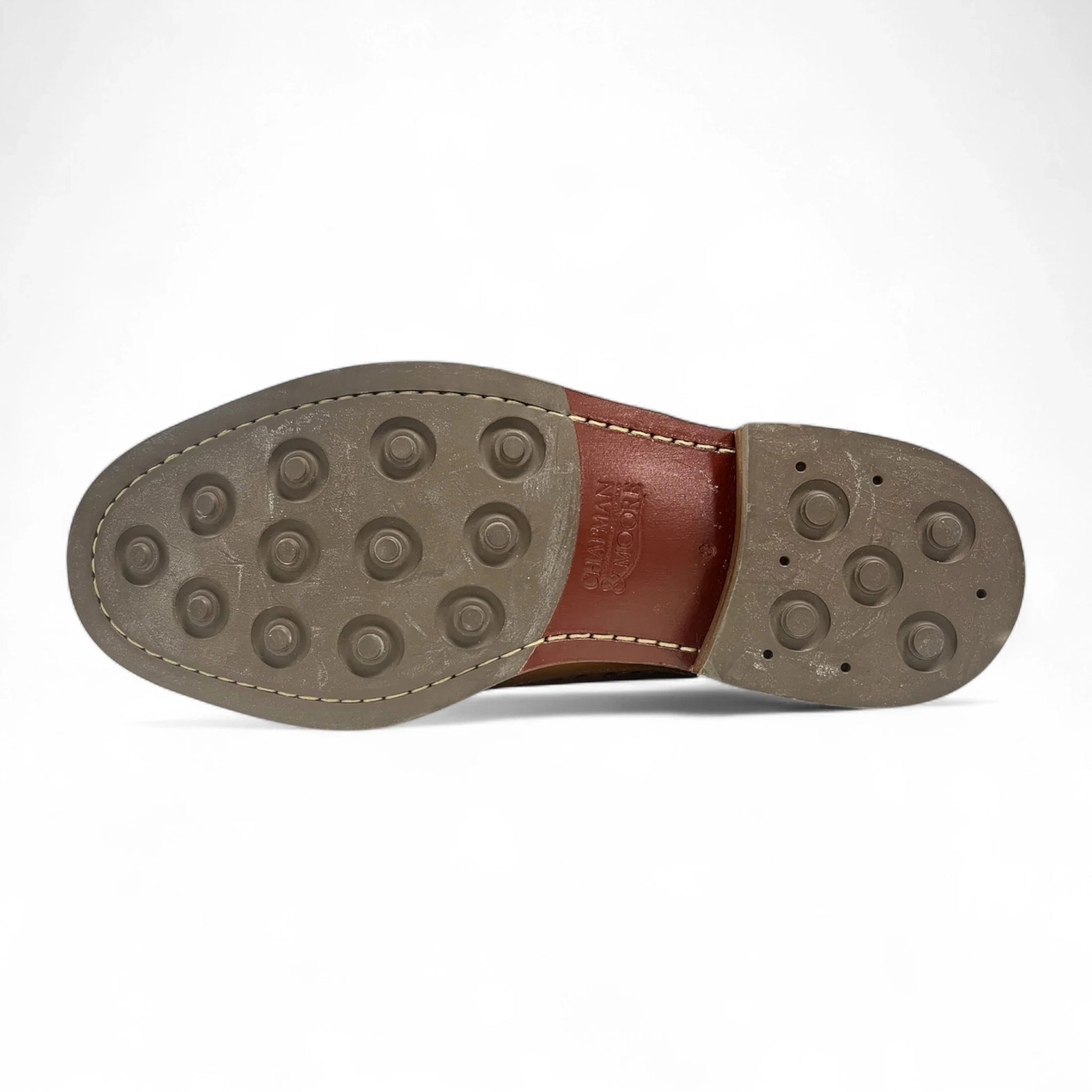 Miesten ruskeat mokkanahkaiset brogue-kengät