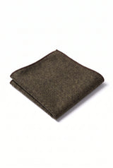 Miesten ruskea tweed-taskuliina
