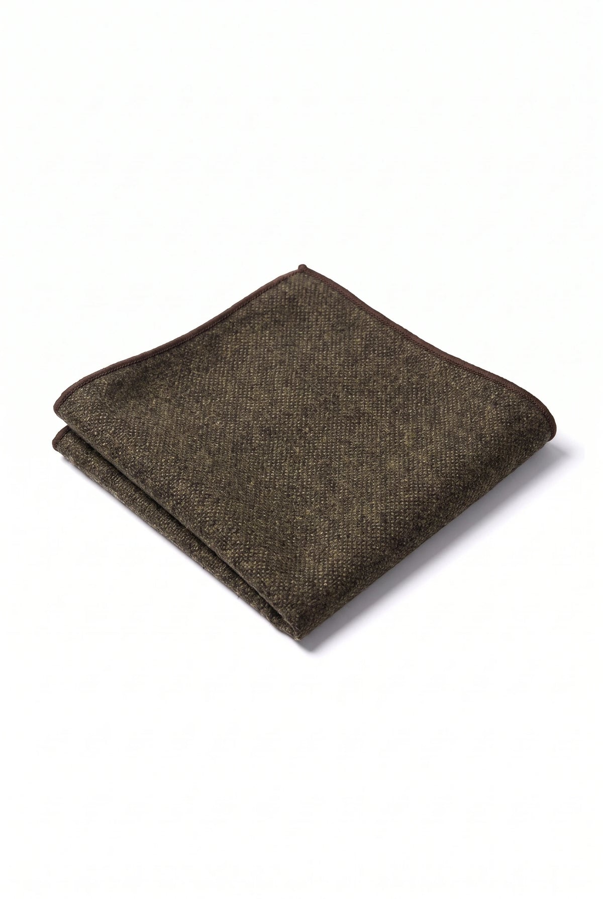 Miesten ruskea tweed-taskuliina