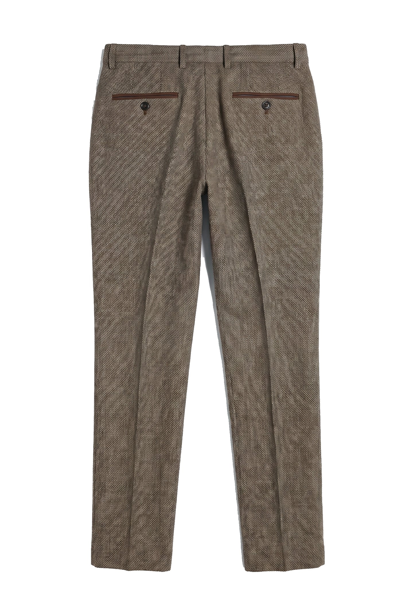Ralph - Miesten ruskeat tweedhousut