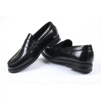 Miesten klassiset penny PU -nahkaiset loaferit