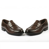 Miesten klassiset penny PU -nahkaiset loaferit