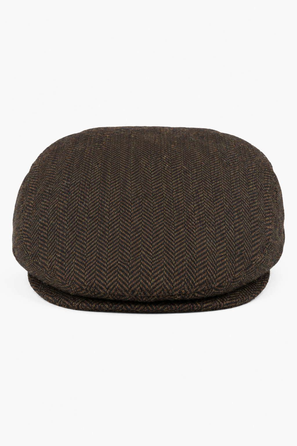 Miesten flat cap villainen kalanruotokuvioinen ruskea tweed-lippis, klassinen 1920-luvun unisex-poika