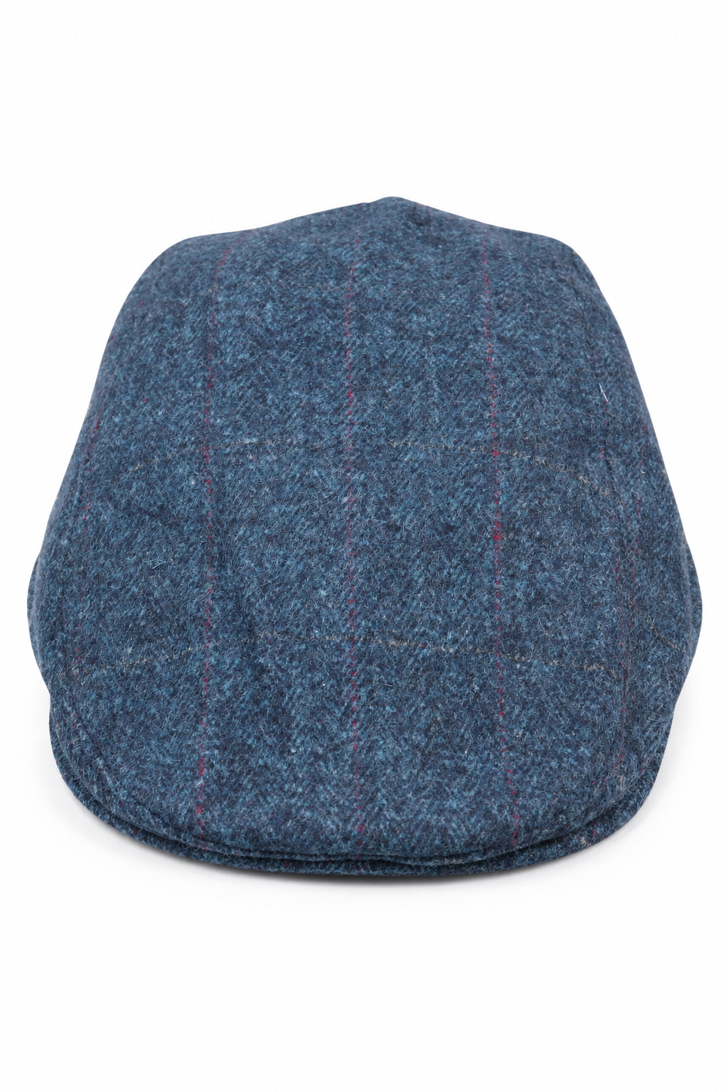 Miesten Grandad Baker -lippalakki, sininen, 8-paneelinen, tweed-kuvio, klassinen, rento 1920-luku