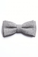Miesten harmaa tweed-rusetti