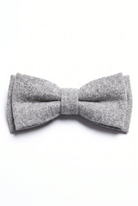 Miesten harmaa tweed-rusetti