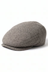 Miesten khaki-värinen flat cap -lippis