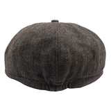Miesten Herringbone Newsboy Classic -lippalakki - Ruskea